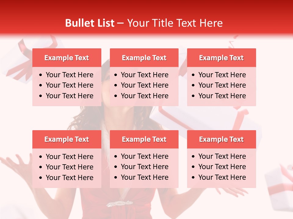 Shopaholic Feminine Spend PowerPoint Template