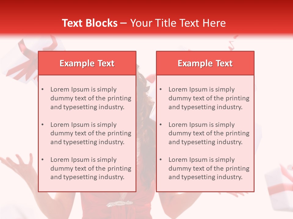 Shopaholic Feminine Spend PowerPoint Template