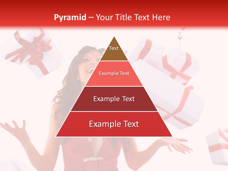 Shopaholic Feminine Spend PowerPoint Template