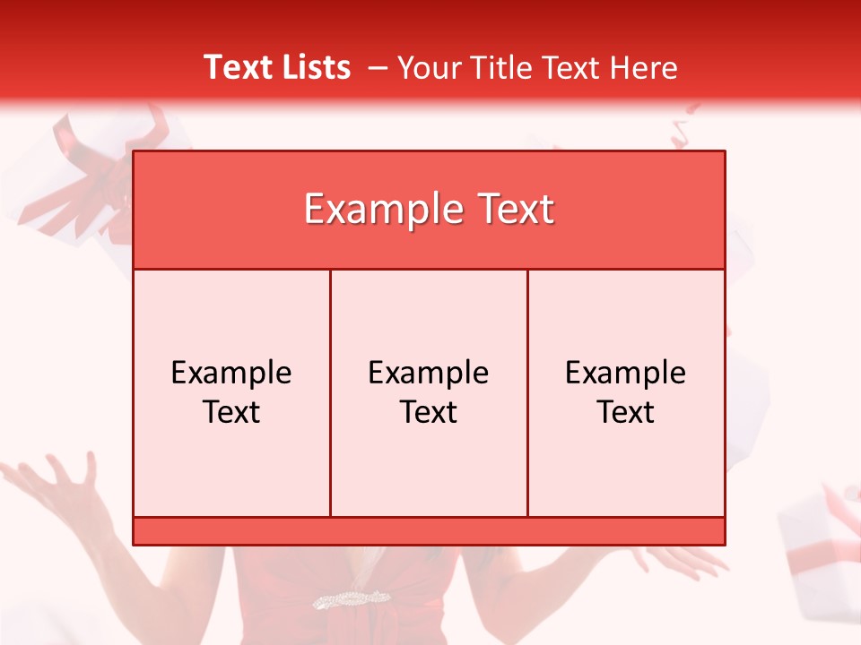 Shopaholic Feminine Spend PowerPoint Template