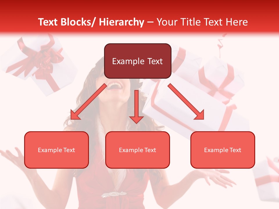 Shopaholic Feminine Spend PowerPoint Template