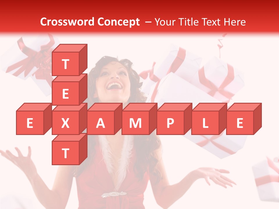 Shopaholic Feminine Spend PowerPoint Template