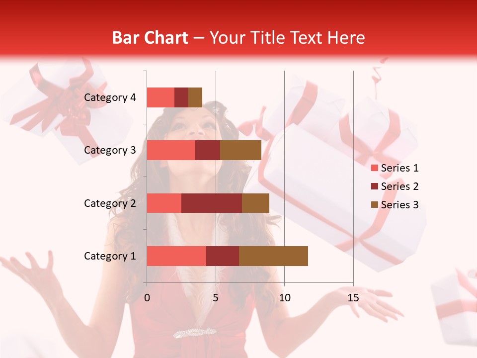 Shopaholic Feminine Spend PowerPoint Template