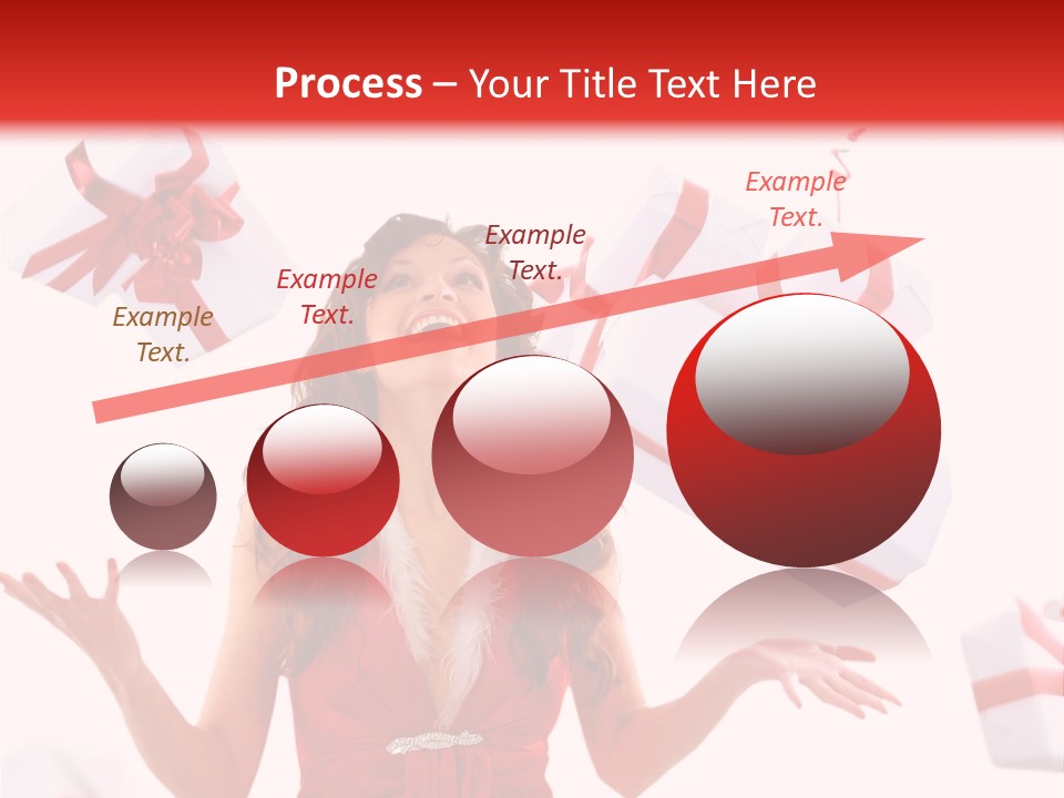 Shopaholic Feminine Spend PowerPoint Template