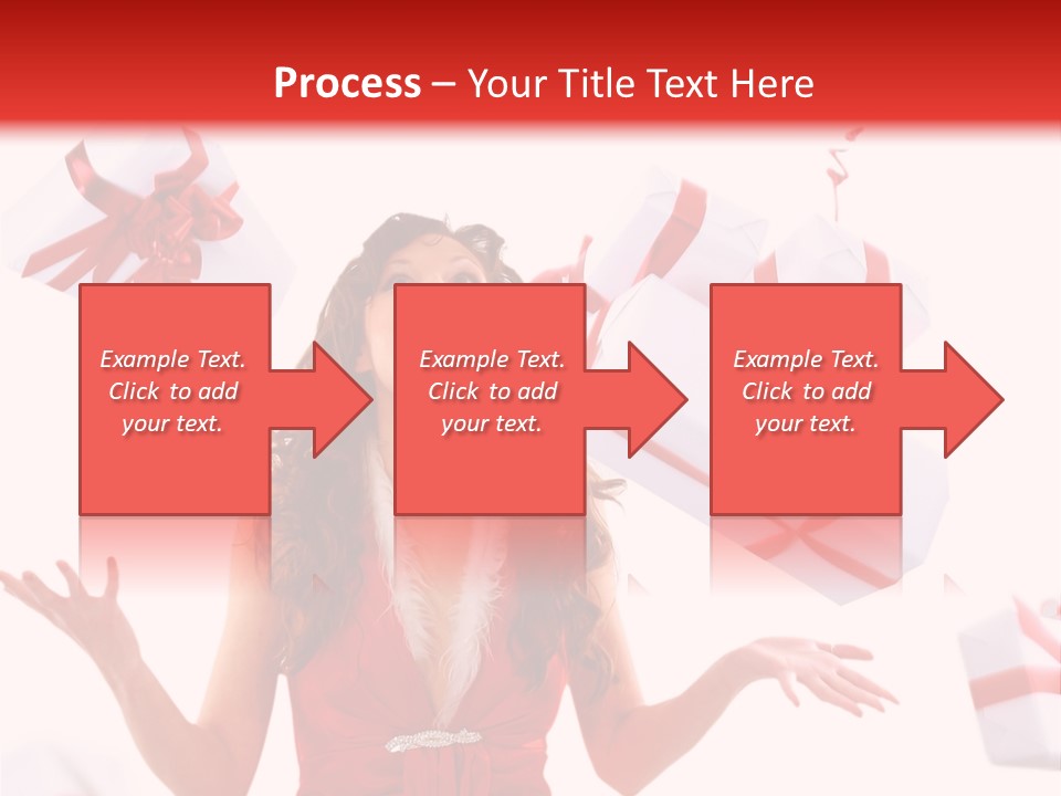 Shopaholic Feminine Spend PowerPoint Template