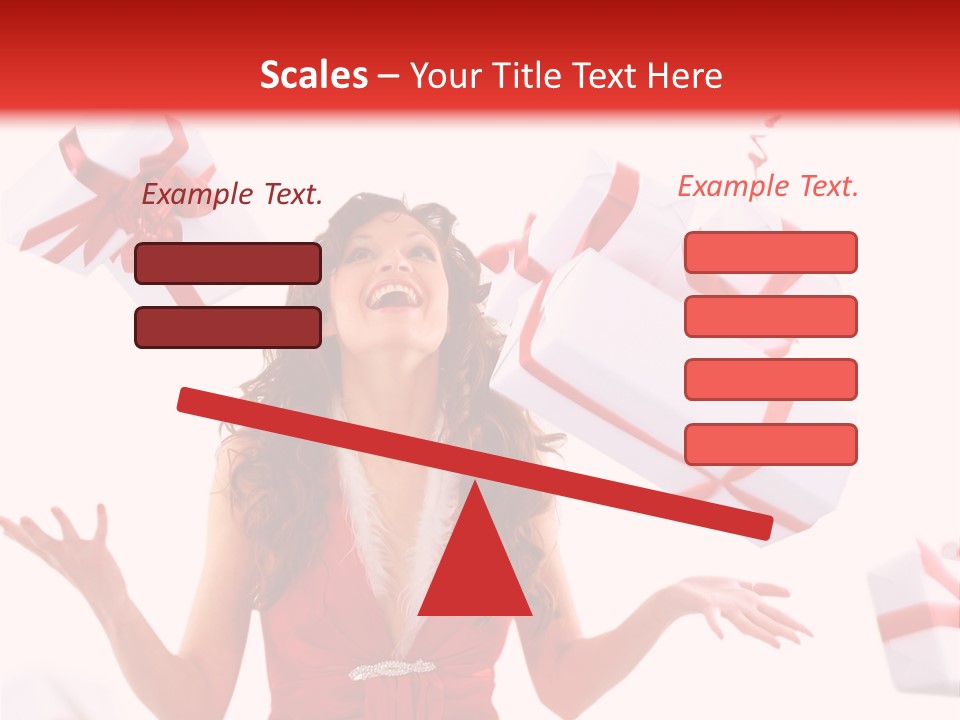 Shopaholic Feminine Spend PowerPoint Template