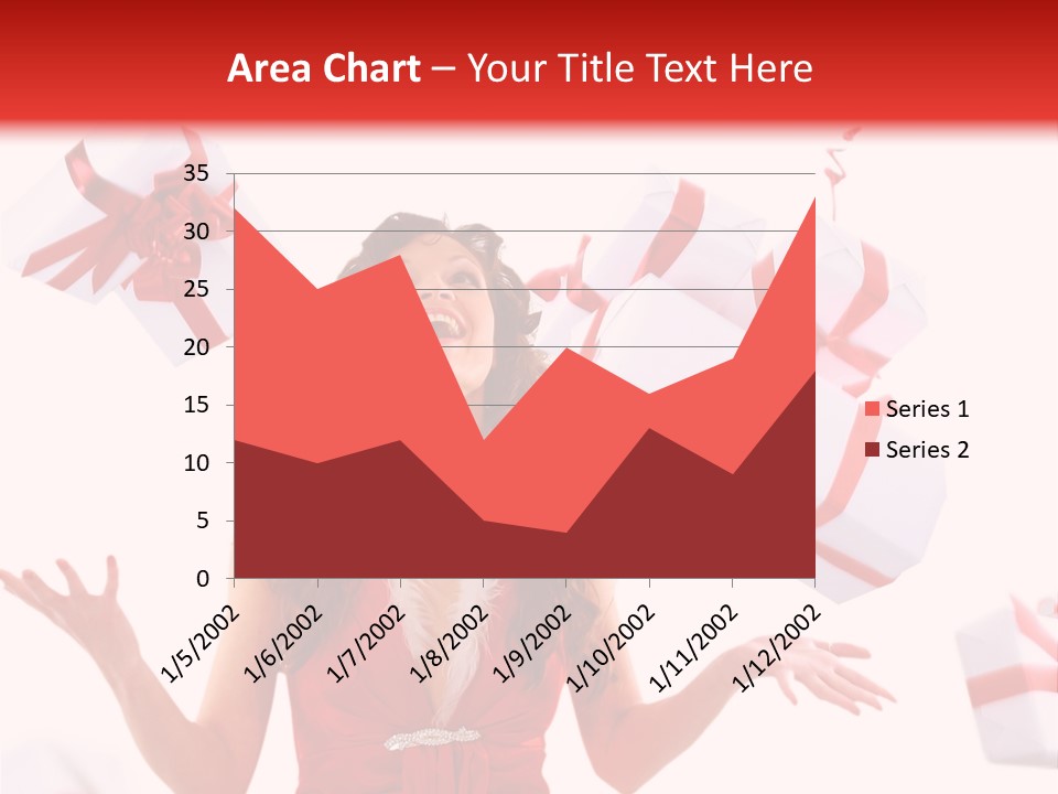 Shopaholic Feminine Spend PowerPoint Template