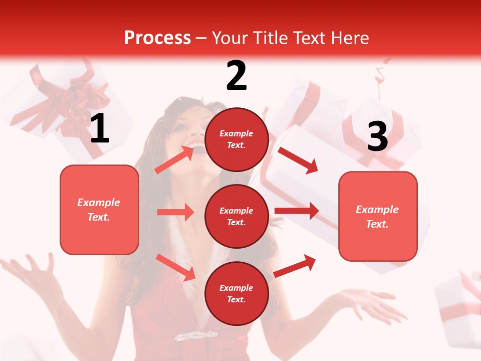 Shopaholic Feminine Spend PowerPoint Template