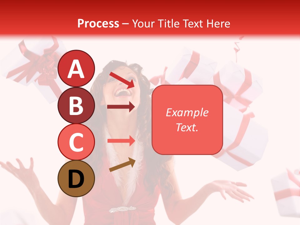 Shopaholic Feminine Spend PowerPoint Template