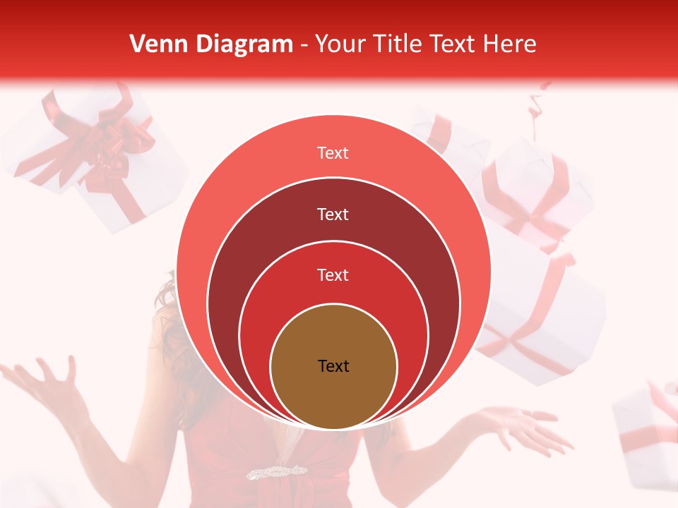 Shopaholic Feminine Spend PowerPoint Template