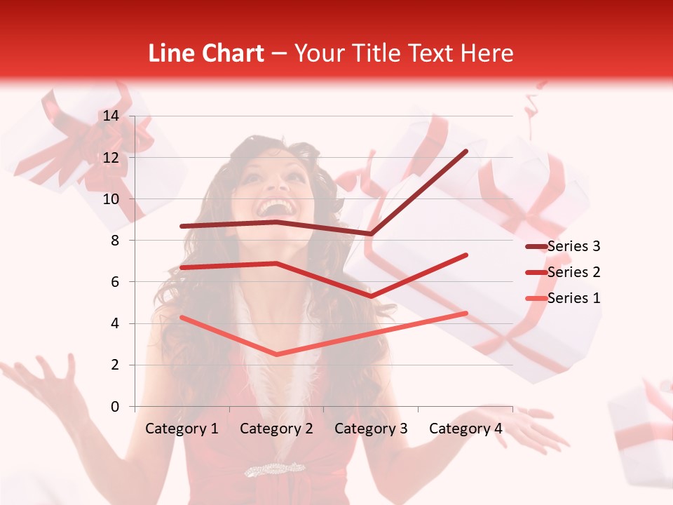 Shopaholic Feminine Spend PowerPoint Template