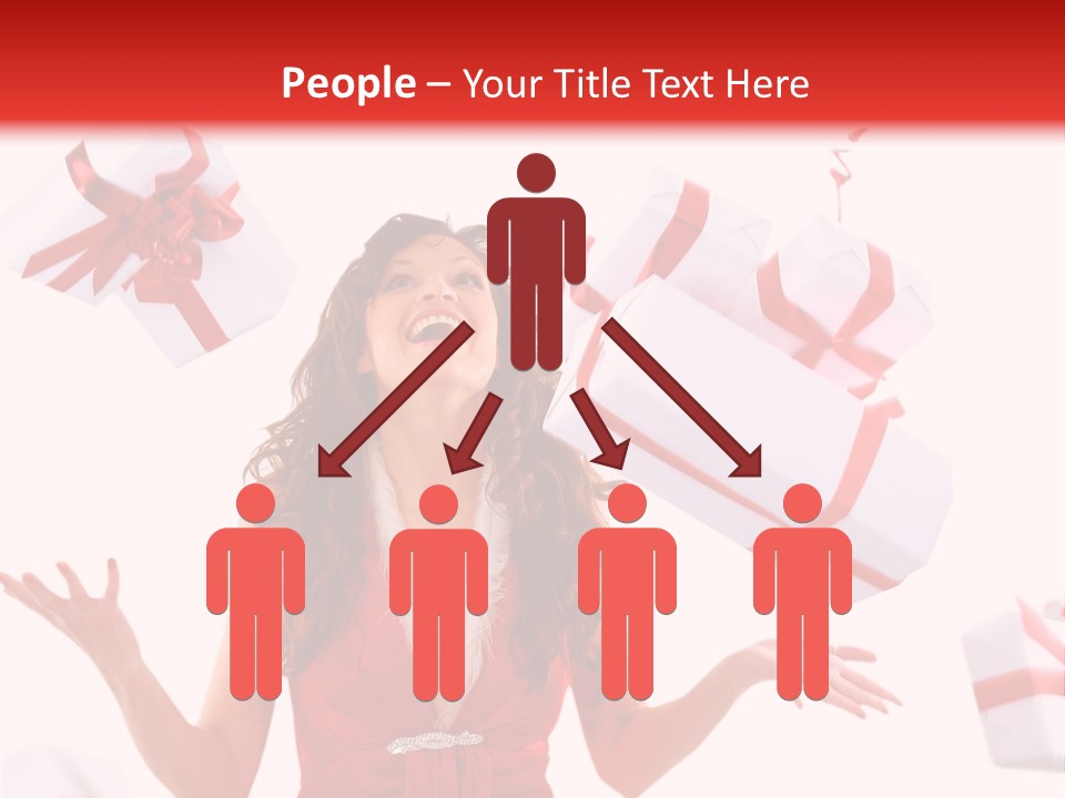 Shopaholic Feminine Spend PowerPoint Template