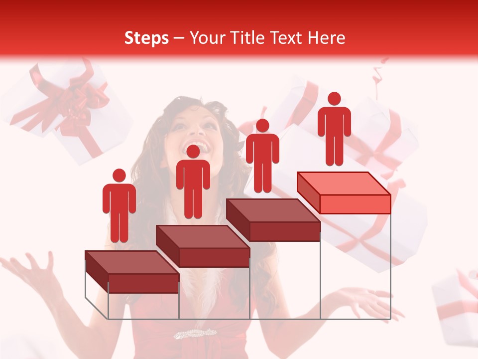 Shopaholic Feminine Spend PowerPoint Template