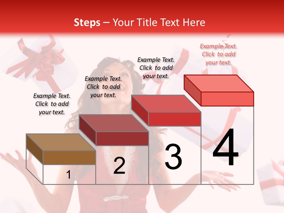 Shopaholic Feminine Spend PowerPoint Template