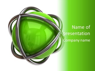 Core Sphere Atom PowerPoint Template