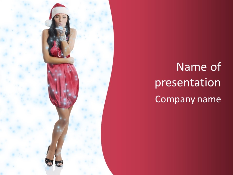 Winter Smiling Christmas PowerPoint Template