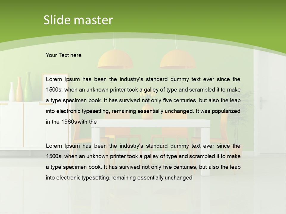 Comfortable Detail Dinner PowerPoint Template