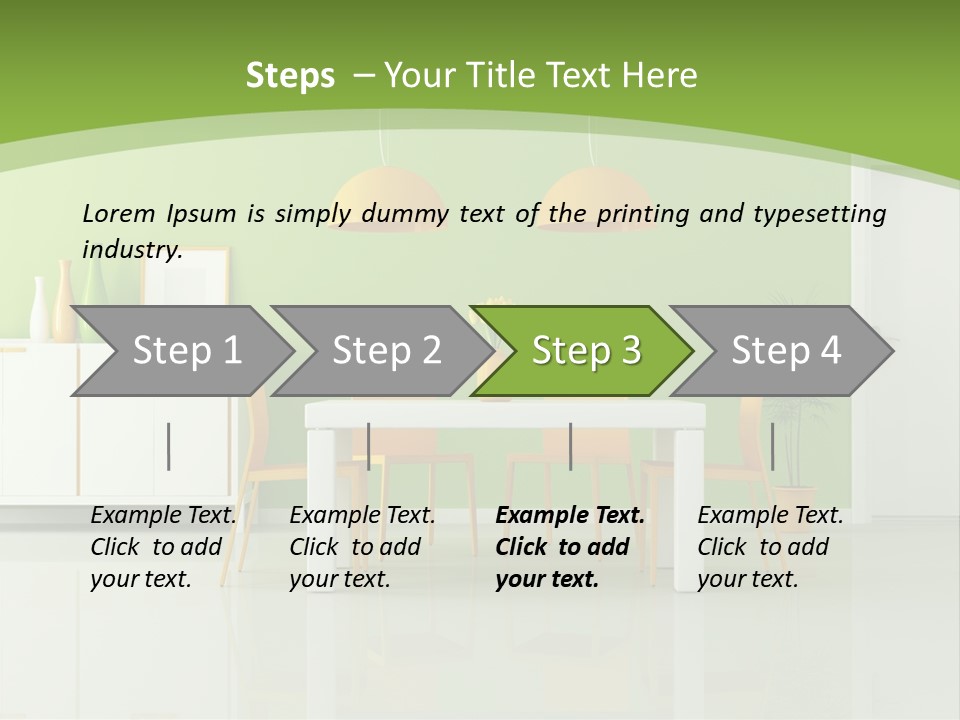 Comfortable Detail Dinner PowerPoint Template