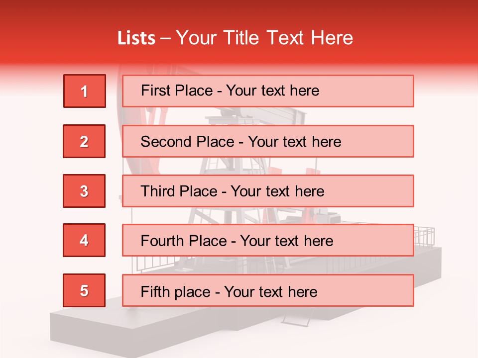 Diesel Well Natural PowerPoint Template