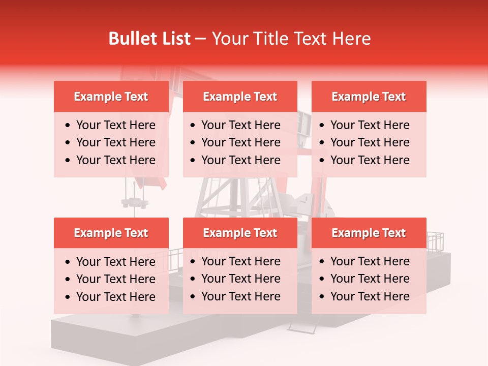 Diesel Well Natural PowerPoint Template