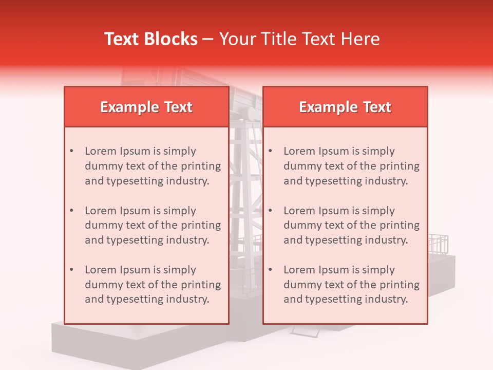 Diesel Well Natural PowerPoint Template