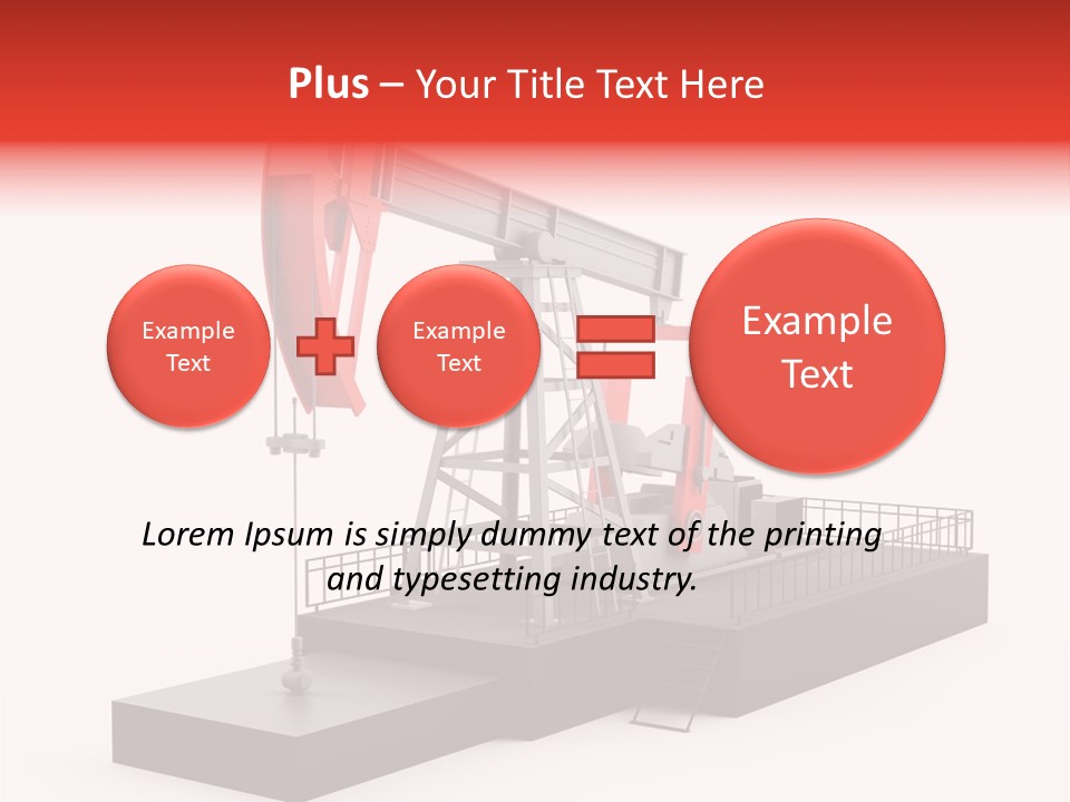 Diesel Well Natural PowerPoint Template
