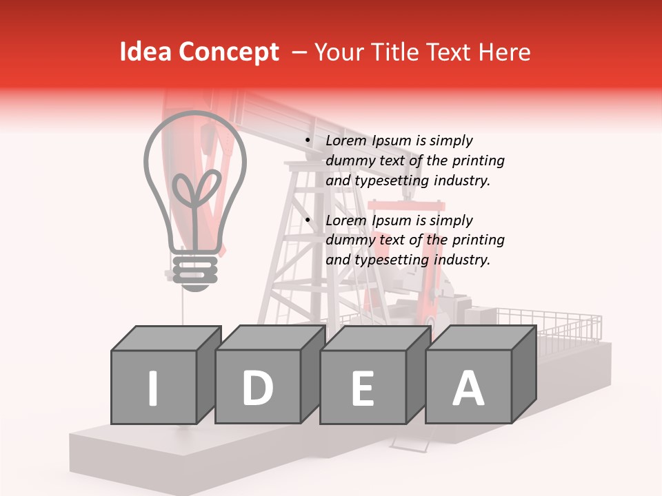 Diesel Well Natural PowerPoint Template