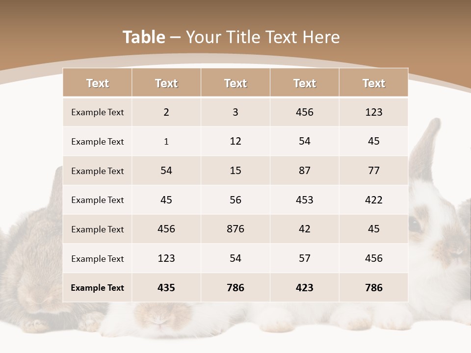 Hare Little Mammal PowerPoint Template