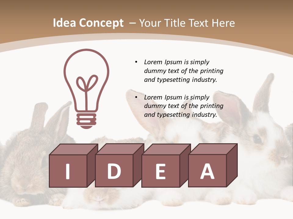 Hare Little Mammal PowerPoint Template