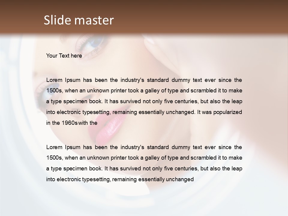 Cute Studio Teenage PowerPoint Template