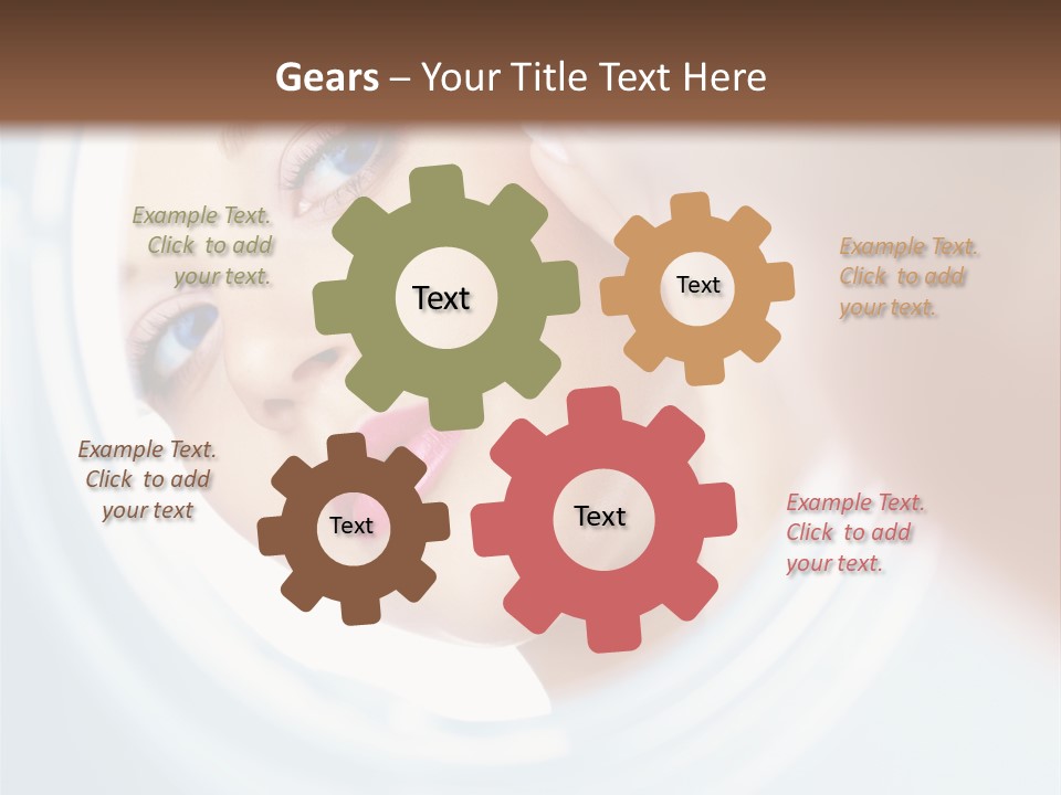 Cute Studio Teenage PowerPoint Template