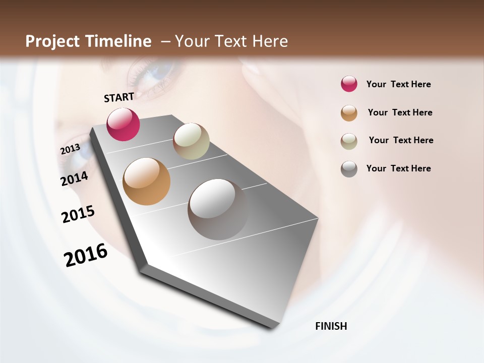 Cute Studio Teenage PowerPoint Template