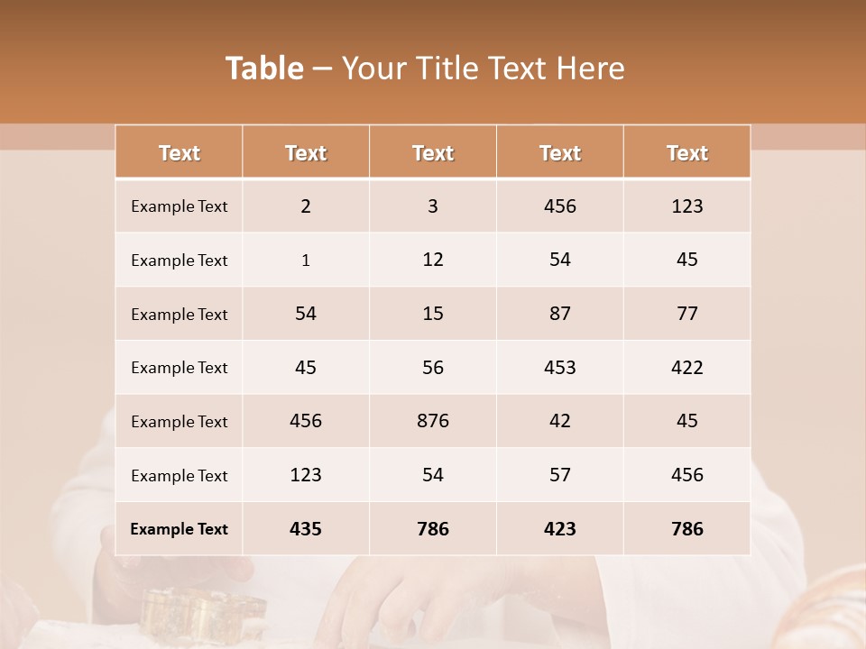 Little Crust Preparing PowerPoint Template