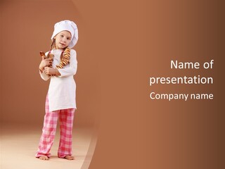 Small Costume People PowerPoint Template