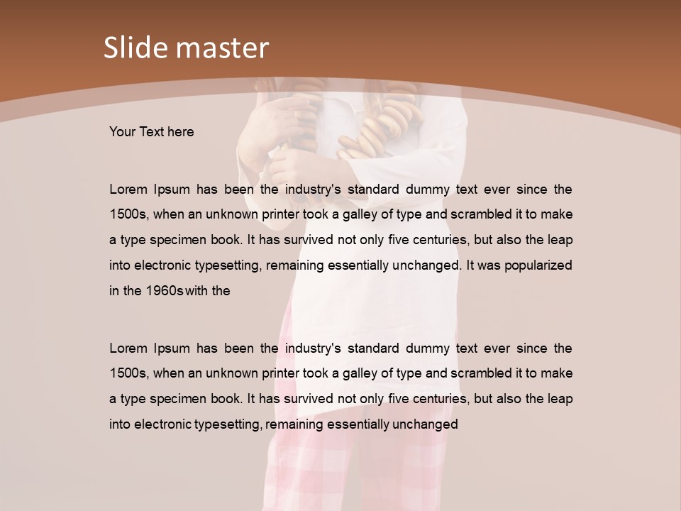 Small Costume People PowerPoint Template