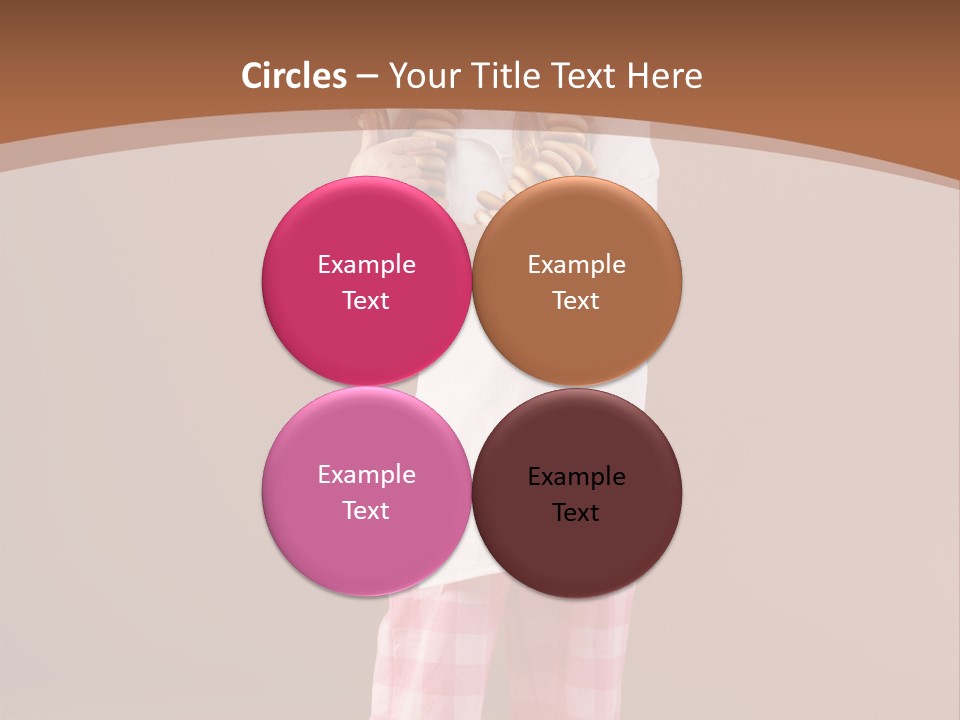 Small Costume People PowerPoint Template