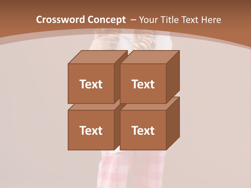 Small Costume People PowerPoint Template