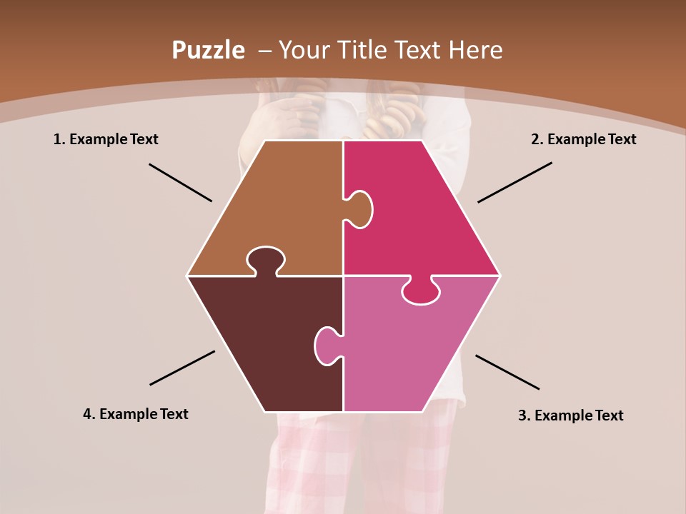 Small Costume People PowerPoint Template