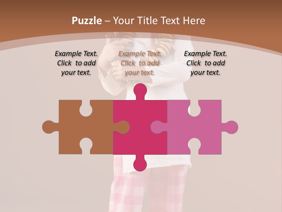 Small Costume People PowerPoint Template