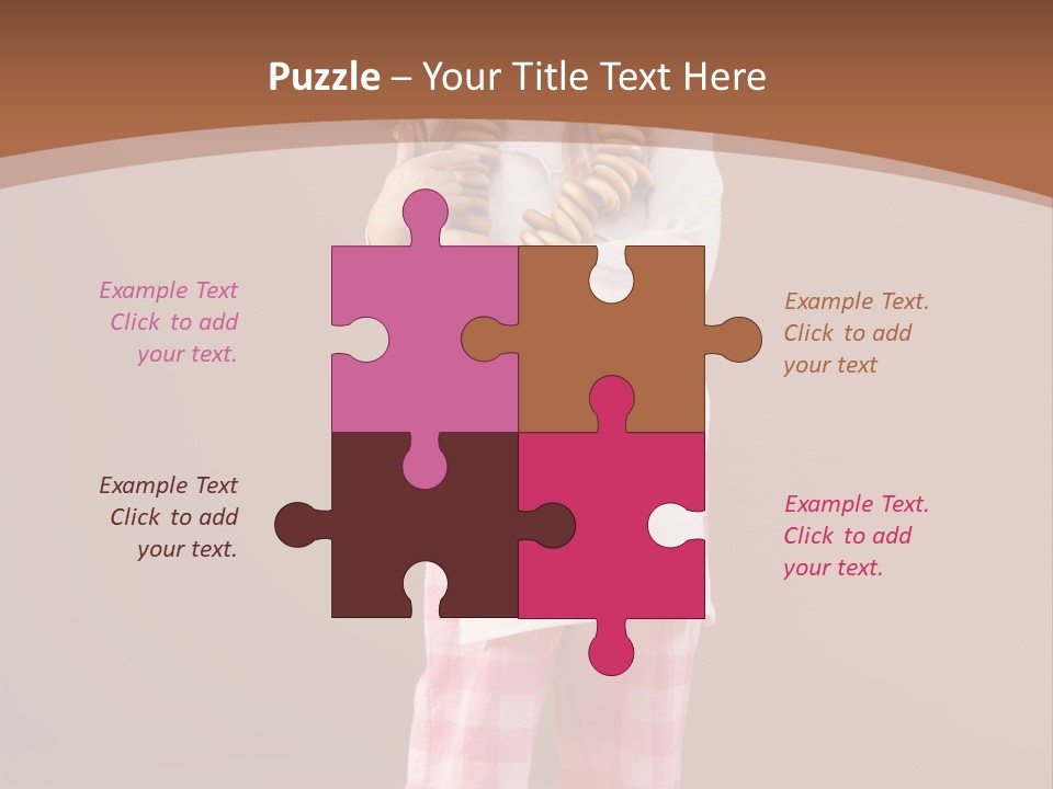 Small Costume People PowerPoint Template