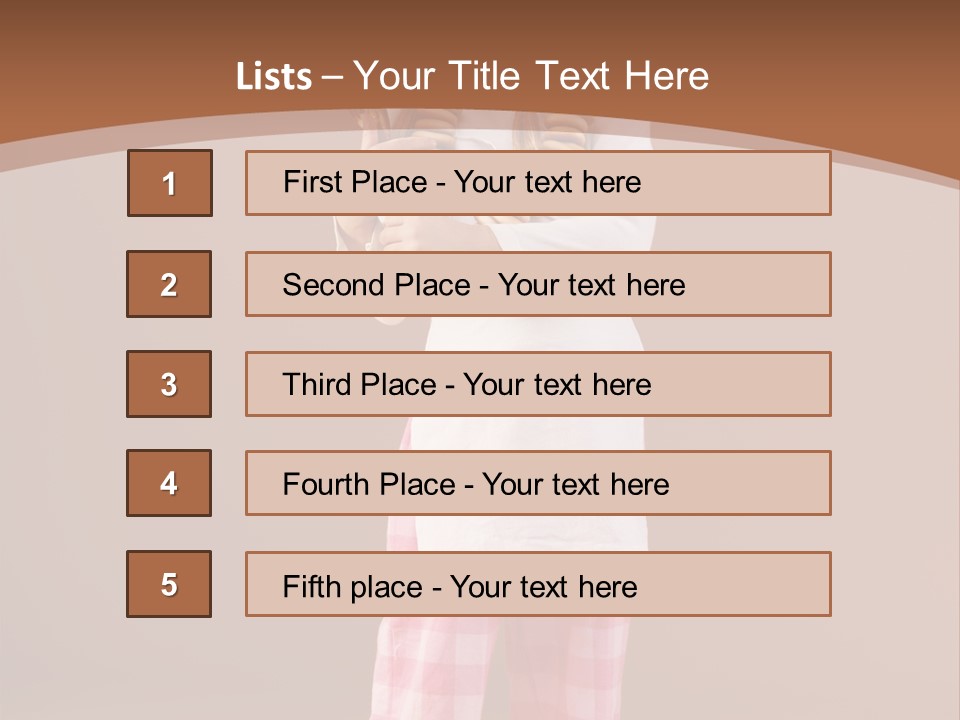 Small Costume People PowerPoint Template