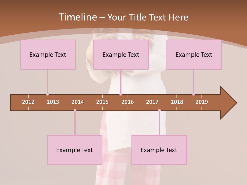 Small Costume People PowerPoint Template