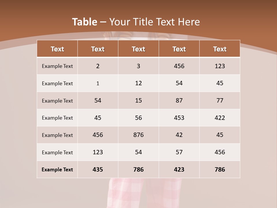 Small Costume People PowerPoint Template