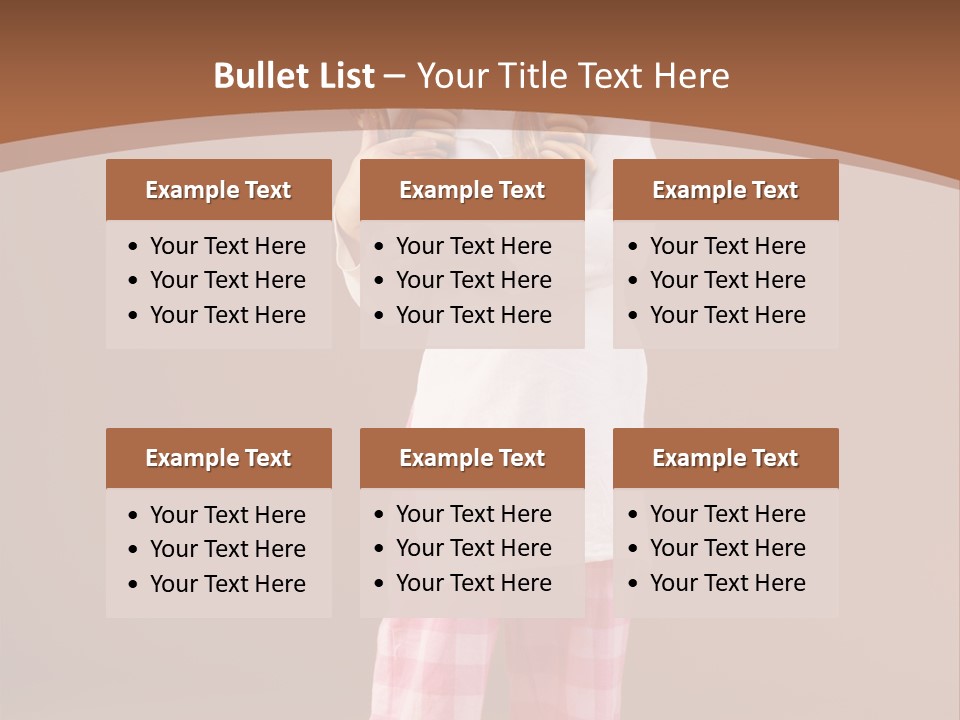 Small Costume People PowerPoint Template