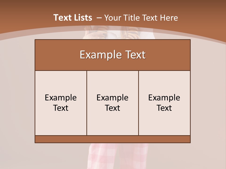 Small Costume People PowerPoint Template