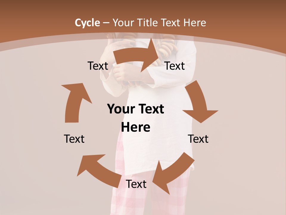 Small Costume People PowerPoint Template