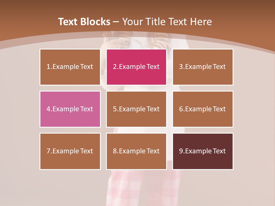 Small Costume People PowerPoint Template