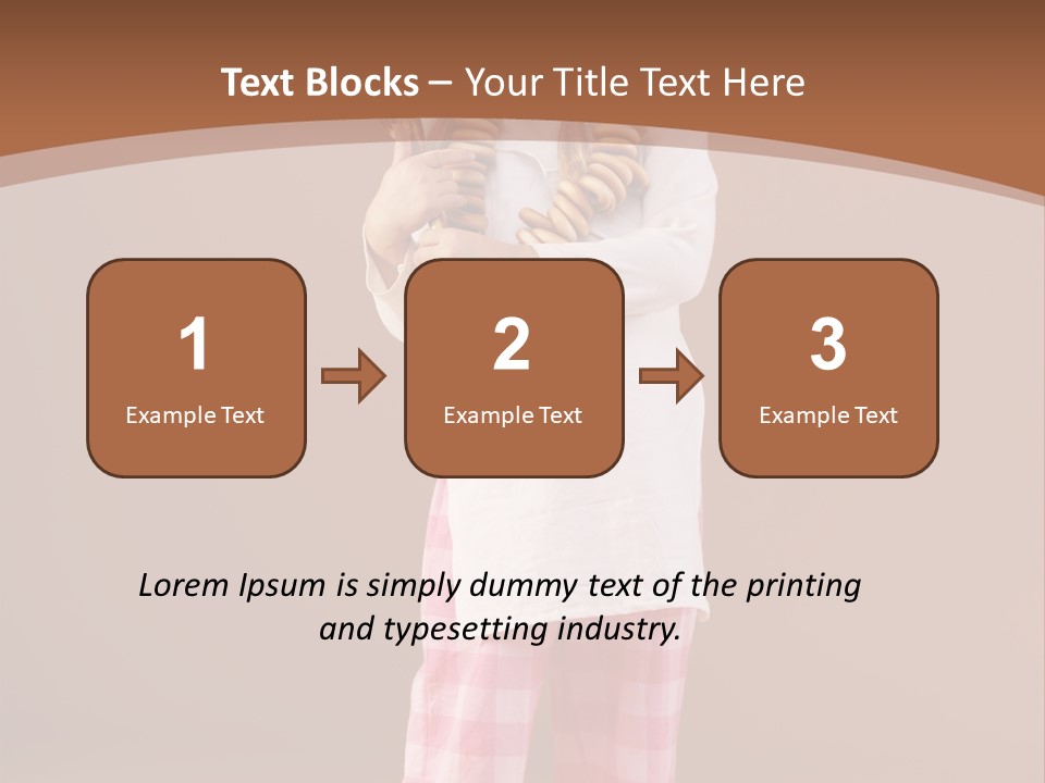 Small Costume People PowerPoint Template