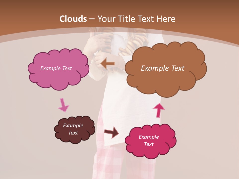 Small Costume People PowerPoint Template