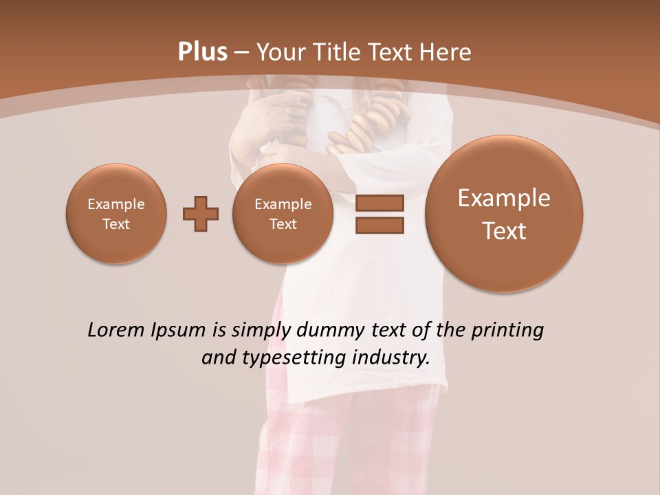 Small Costume People PowerPoint Template